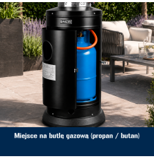 PARASOL GRZEWCZY GAZOWY OGRZEWACZ TARASOWY PROMIENNIK + REDUKTOR 12,5 kW