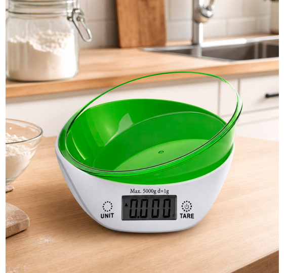 Elektorniczna waga kuchenna z miską wyświetlacz LCD 5kg