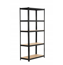 REGAŁ MAGAZYNOWY CZARNY 180x90x40