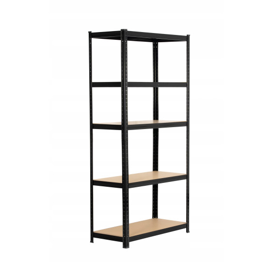 REGAŁ MAGAZYNOWY CZARNY 180x90x40