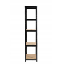 REGAŁ MAGAZYNOWY CZARNY 180x90x40