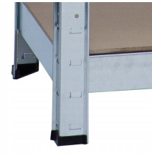 REGAŁ MAGAZYNOWY SREBRNY 205x120x45
