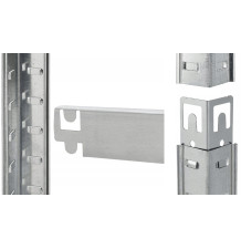 REGAŁ MAGAZYNOWY SREBRNY 205x120x45