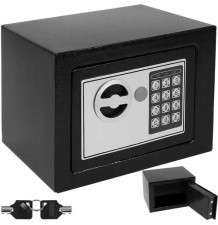 Domowy Sejf Kasetka na Zamek Elektroniczny Szyfr Klucz Kod Kasa Pancerna XL