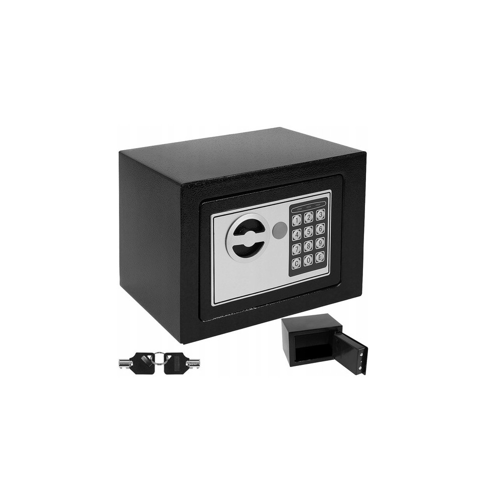 Domowy Sejf Kasetka na Zamek Elektroniczny Szyfr Klucz Kod Kasa Pancerna XL