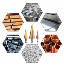3x WIERTŁA STOŻKOWE STOPNIOWE DO METALU DREWNA PLASTIKU BLACH ZESTAW 4-32mm