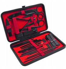 MEGA ZESTAW 24 ELEMENTY Kompleksowy Przybornik Manicure Pedicure Paznokci