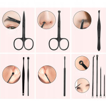 MEGA ZESTAW 24 ELEMENTY Kompleksowy Przybornik Manicure Pedicure Paznokci