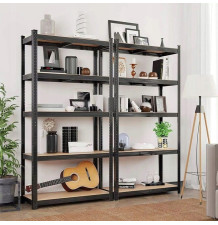 REGAŁ MAGAZYNOWY CZARNY 220x90x40