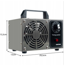 GENERATOR OZONU OZONATOR 48 000 MG/H + CZASOMIERZ DO DOMU SAMOCHODU MOCNY