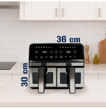 Air Fryer XXL 9L – beztłuszczowa frytkownica z podwójnym koszem - 2200 W