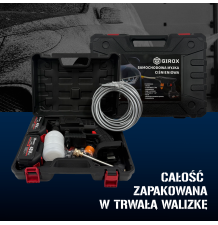 Myjka ciśnieniowa akumulatorowa samochodowa bezprzewodowa | 2 baterie