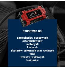 Automatyczny prostownik akumulatorowy LCD 12V/24V – 10A