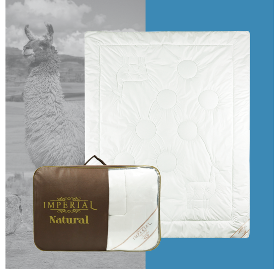 Kołdra Imperial Alpaka 160x200 – naturalna wełna, wersja DUO, wyjątkowe ciepło