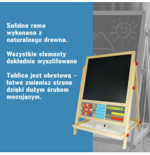 Tablica dwustronna kreda magnetyczna
