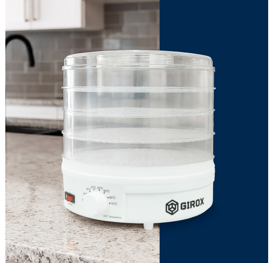 Mocna suszarka do grzybów, owoców, warzyw i ziół 500W – 5 sit, BPA Free