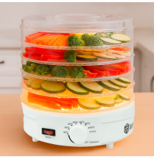 Mocna suszarka do grzybów, owoców, warzyw i ziół 500W – 5 sit, BPA Free