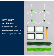 Zestaw akcesoriów do iRobot ROOMBA e4 e5 e6 e7 i3 i3+ i4 i5 i5+ i6 i7 i7+ i8 j7 j7+ [bez pudełka]