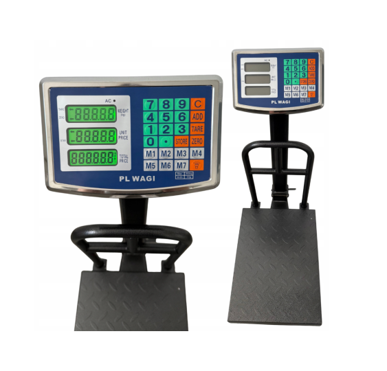 Waga magazynowa sklepowa elektroniczna wyświetlacz lcd 300kg