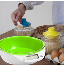 Elektorniczna waga kuchenna z miską wyświetlacz LCD 5kg