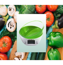 Elektorniczna waga kuchenna z miską wyświetlacz LCD 5kg