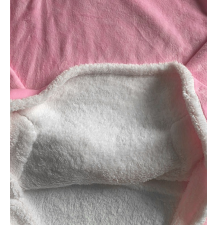 Bluzokoc różowy ponczo bluza z kapturem kieszeń polar w gwiazdki oversize 100% poliester dla młodzieży dorosłych