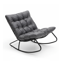 Fotel bujany szary sofa...
