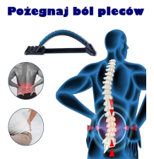 PRZYRZĄD DO ROZCIĄGANIA PLECÓW MASAŻER Z MAGNESAMI