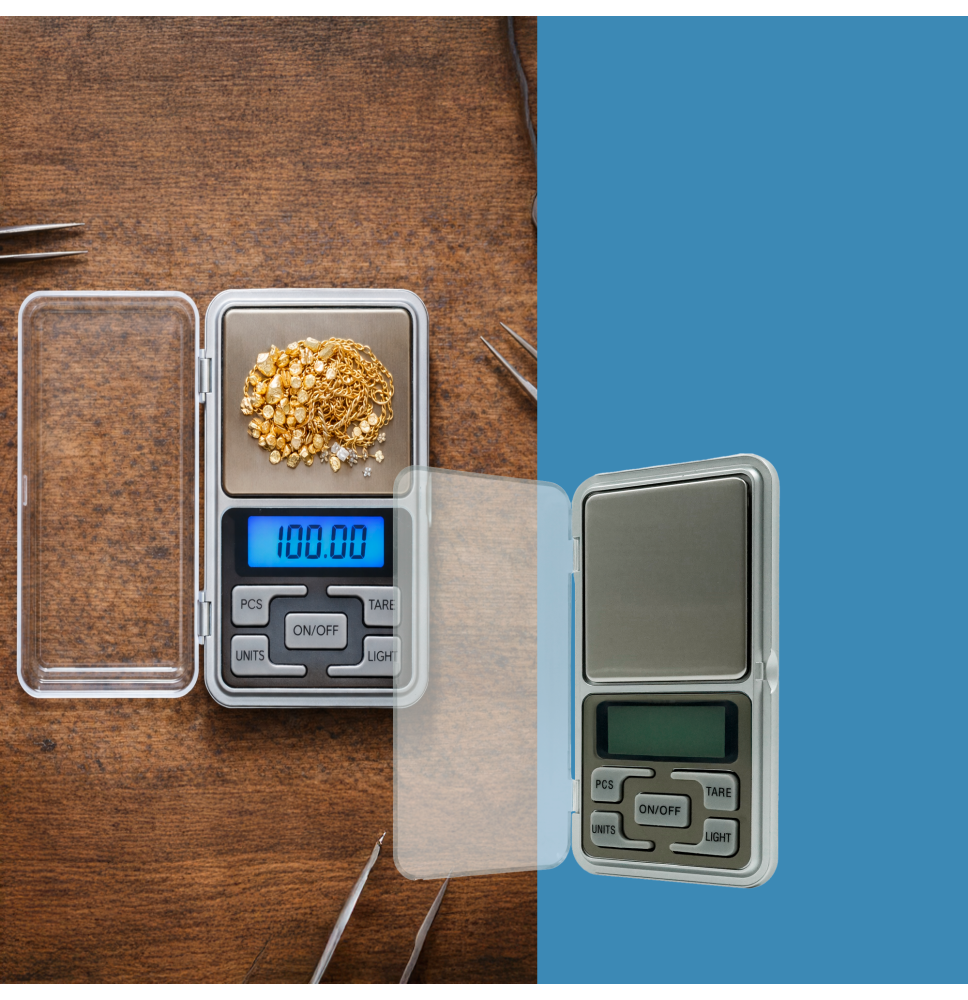 Waga elektroniczna jubilerska 0,1 do 500g kieszonkowa cyfrowa