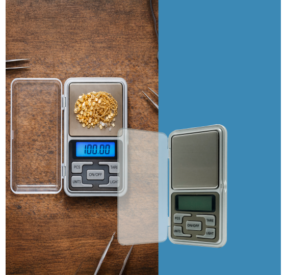 Waga elektroniczna jubilerska 0,1 do 500g kieszonkowa cyfrowa