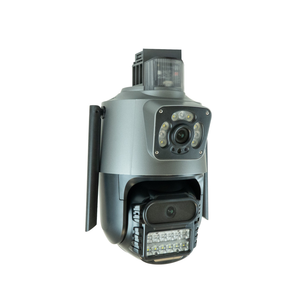 Kamera zewnętrzna podwójna wifi smart obrotowa aplikacja 8mpx