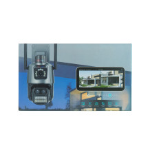 Kamera zewnętrzna podwójna wifi smart obrotowa aplikacja 8mpx