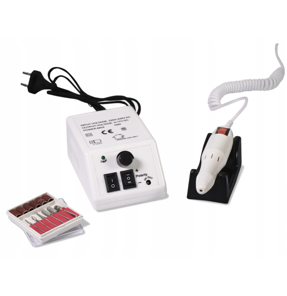 FREZARKA do paznokci usuwania żelu hybrydy + frezy