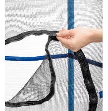 Trampolina ogrodowa stabilna dla dzieci do domu z siatką 140 x 122 cm