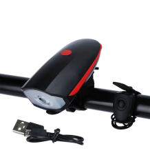 Lampka rowerowa na przód led lampa rower mocna usb