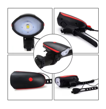 Lampka rowerowa na przód led lampa rower mocna usb