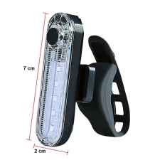 Lampka rowerowa led tył przód usb 50 lumenów na rower
