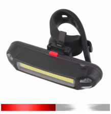 Lampka rowerowa led tył przód 100 lm 6 trybów ładowanie usb