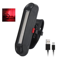 Lampka rowerowa led tył przód 100 lm 6 trybów ładowanie usb