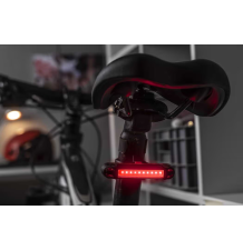Lampka rowerowa led tył przód 100 lm 6 trybów ładowanie usb