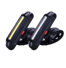 Lampka rowerowa led tył przód 100 lm 6 trybów ładowanie usb
