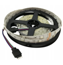 Wodoodporna taśma led smd 5050 rgb zestaw pilot 5m
