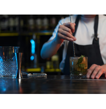 Zestaw barmański 17 elementów shaker stojak duży profesjonalny domowy do napojów drinków