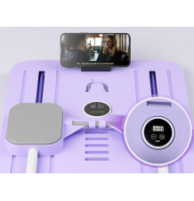 Deska do pilatesu wielofunkcyjna składana treningowa domowa taśma oporowa timer uchwyt mata do ćwiczeń