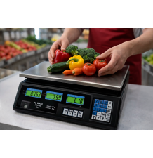 Waga sklepowa 40kg / 2g elektroniczna gastronomiczna wyświetlacz LCD